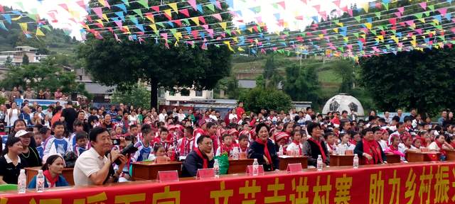 欢乐六一 梦想起航:开阳县花梨镇中心校文艺汇演暨捐赠活动侧记