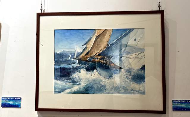 艺术无国界！中法名家画作联展今日在烟台美术馆开展